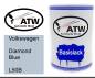 Preview: Volkswagen, Diamond Blue, L50B: 500ml Lackdose, von ATW Autoteile West.